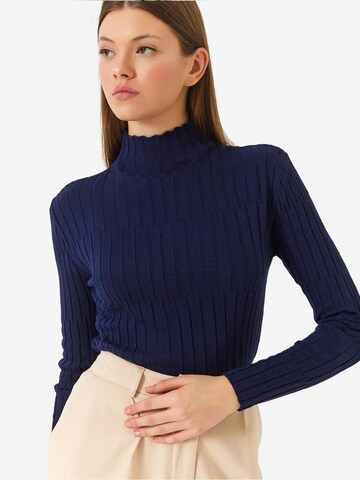 Bianco Lucci Pullover 'Pullover'‌‌‌ in Blau: Vorderseite