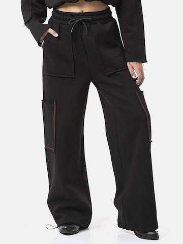 CIPO & BAXX Loose fit Pants 'WR154' in Black