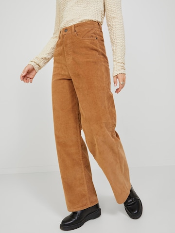 JJXX Wide leg Broek 'Gelly' in Beige