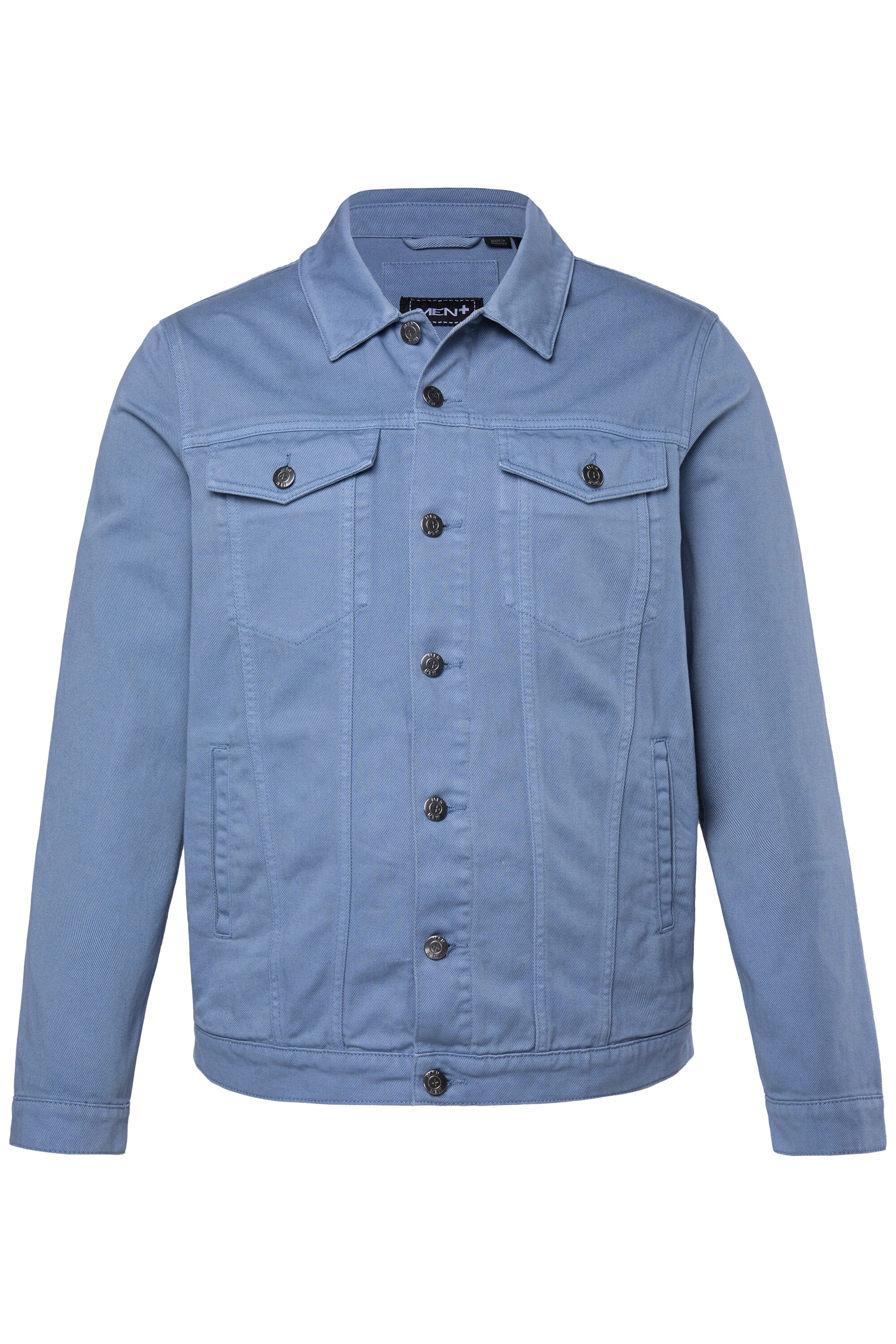 Men Plus Between-season jacket in Blue: front