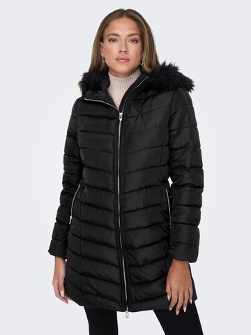 Manteau d’hiver 'ELLAN' ONLY en noir : devant