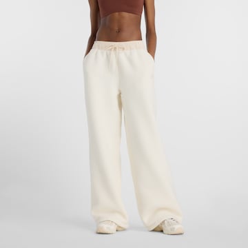 Wide Leg Pantalon new balance en blanc : devant