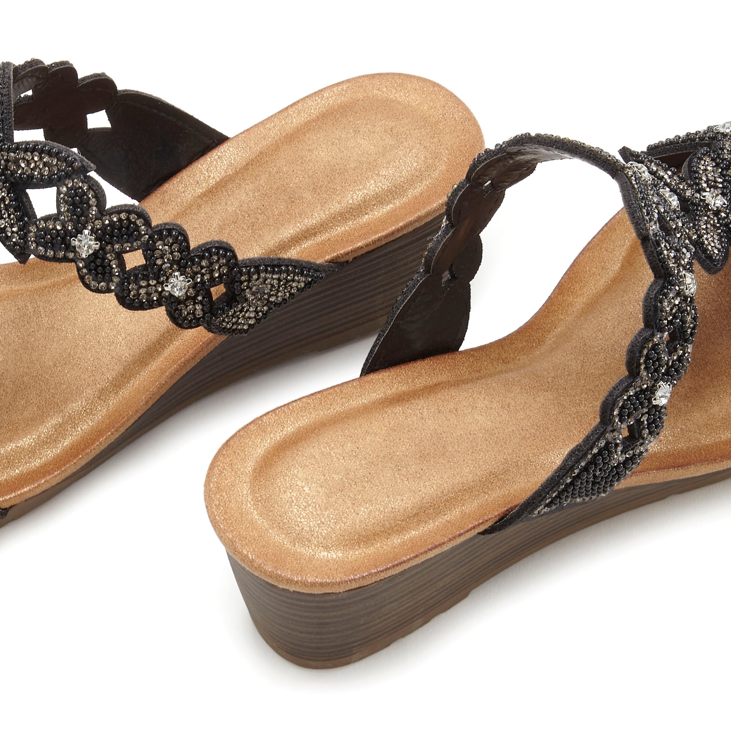 VIVANCE Sandale 'VIVANCE' in Schwarz