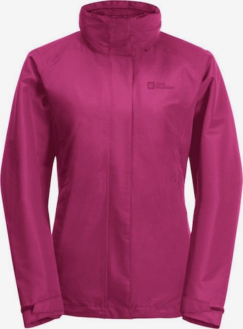 JACK WOLFSKIN Outdoor Jacket 'Geisshorn' in Pink: front