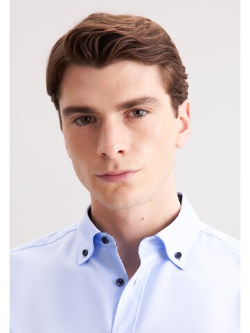 Coupe regular Chemise business SEIDENSTICKER en bleu