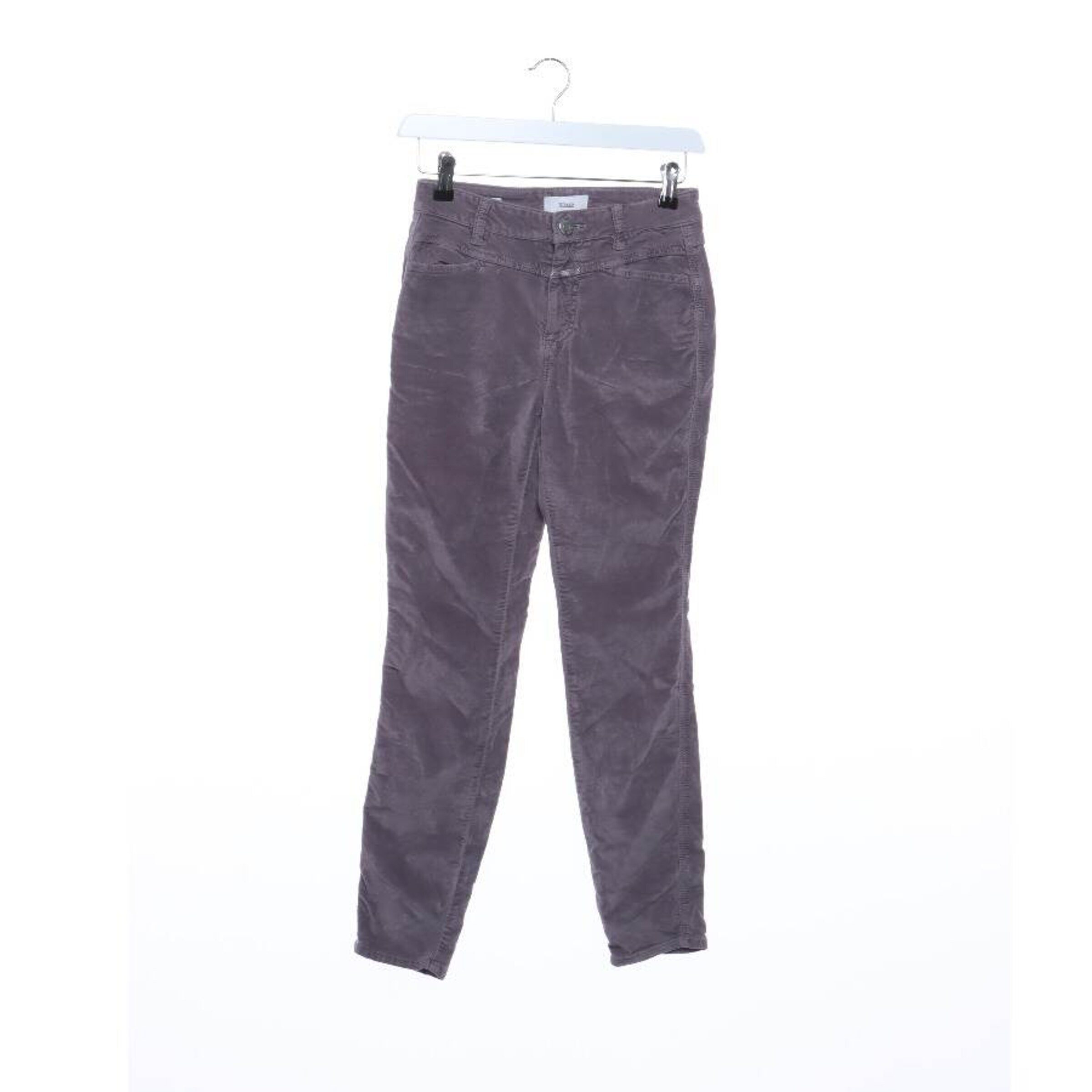 Closed Hose XXS in Lila: Vorderseite