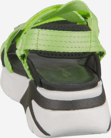 Sandale de la TAMARIS pe verde