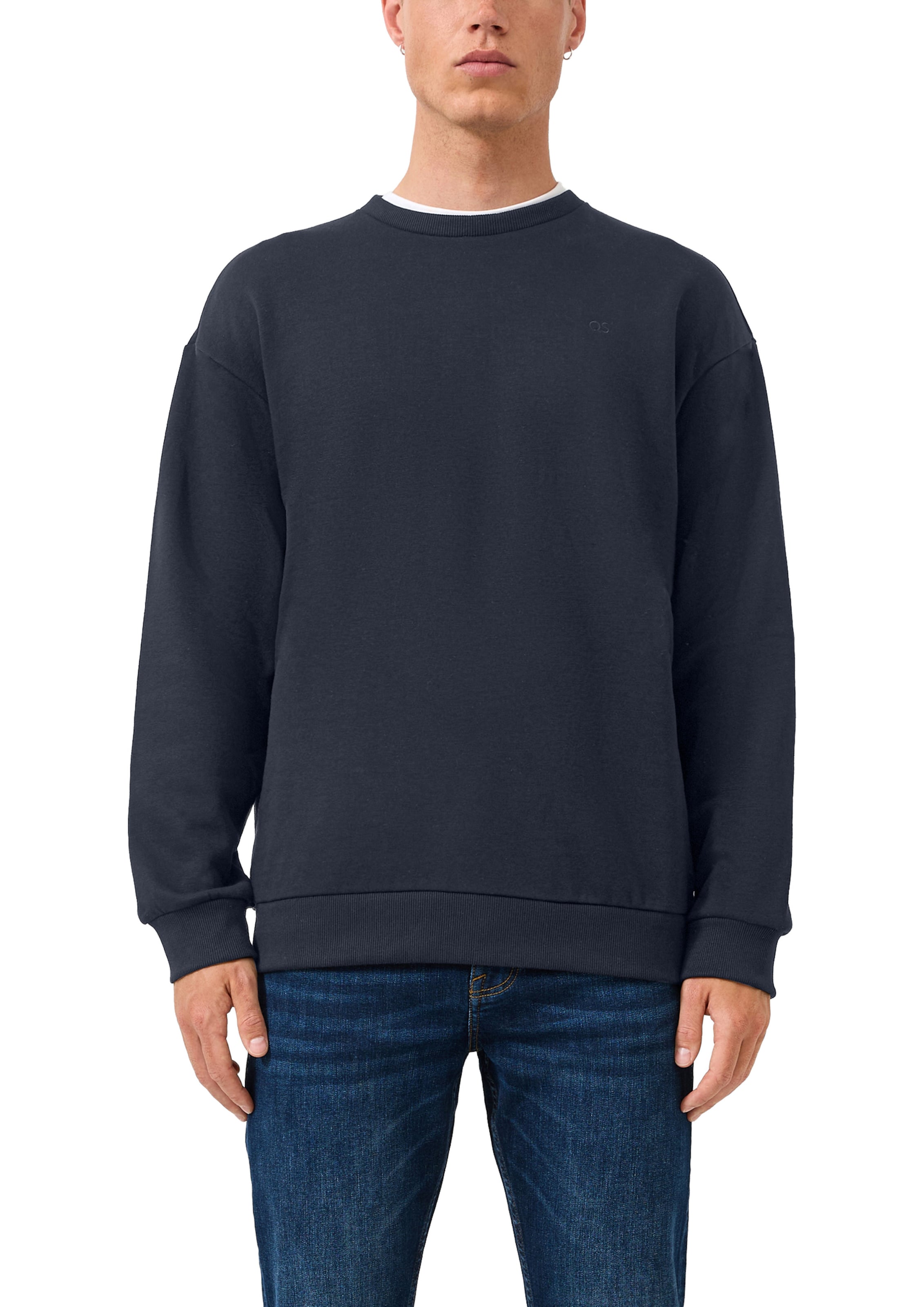 QS Sweatshirt i blå