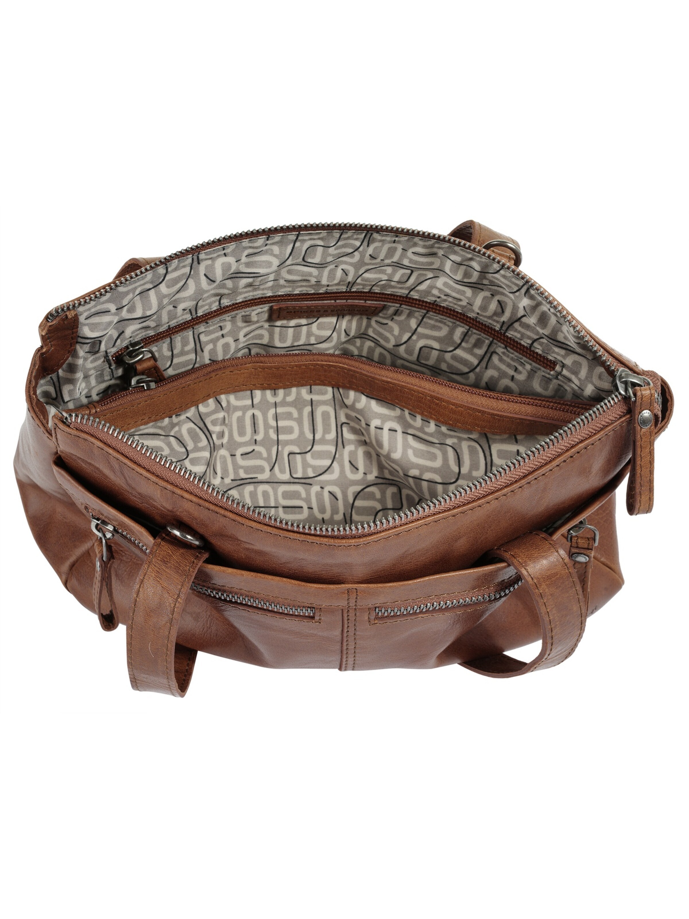 Spikes & Sparrow Handtas in Bruin