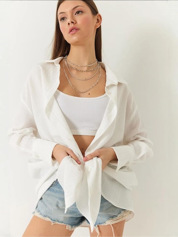 Chemisier Bianco Lucci en beige