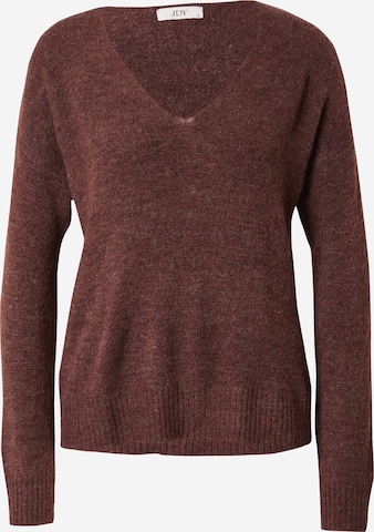 JDY Sweater 'ELANORA' in Brown: front