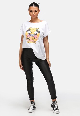 Recovered Shirt 'Mickey & Minnie' in Wit
