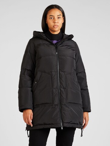 Vero Moda Curve Zimska jakna 'OSLO' | črna barva: sprednja stran