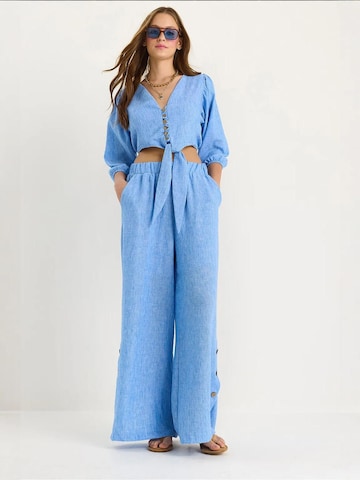 Bianco Lucci - Roupa de casa em azul