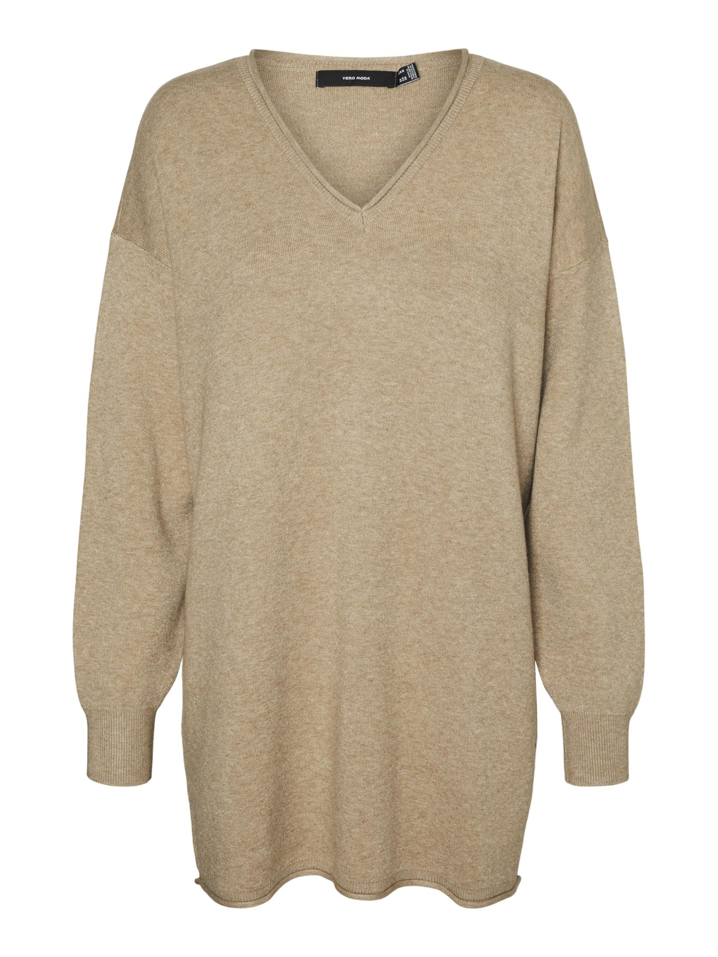 VERO MODA - Jersey 'GOLD' en beige: frente