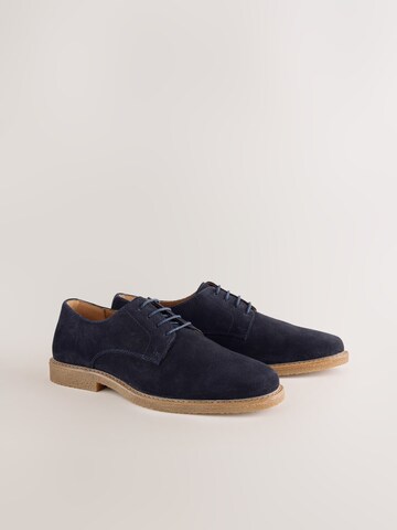 Next Buty sznurowane 'Derby' w kolorze niebieski