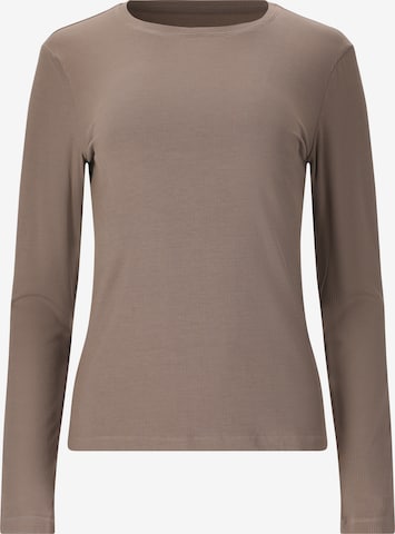 Athlecia Performance Shirt in Brown: front