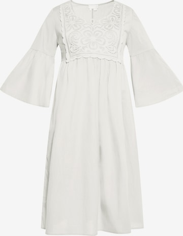 Usha Dress in White: front