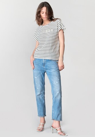 Le Temps Des Cerises T-Shirt 'LILAS' in Weiß
