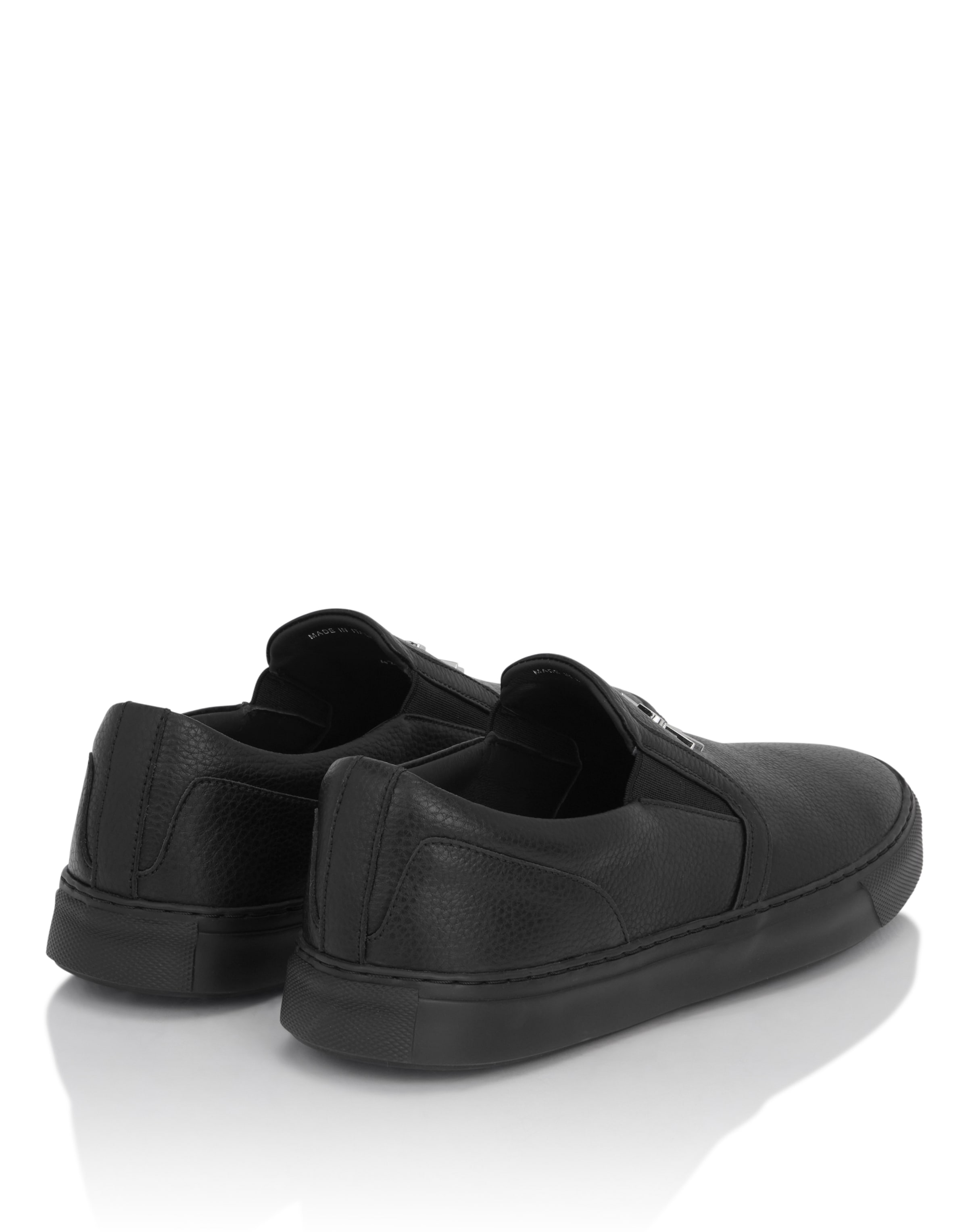 Philipp Plein Slip-ons in Zwart