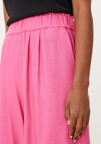 s.Oliver BLACK LABEL Wide Leg Hose in Pink