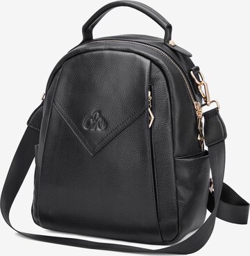 C’iel Backpack 'Sage' in Black: front