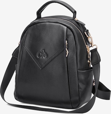 C’iel Backpack 'Sage' in Black: front