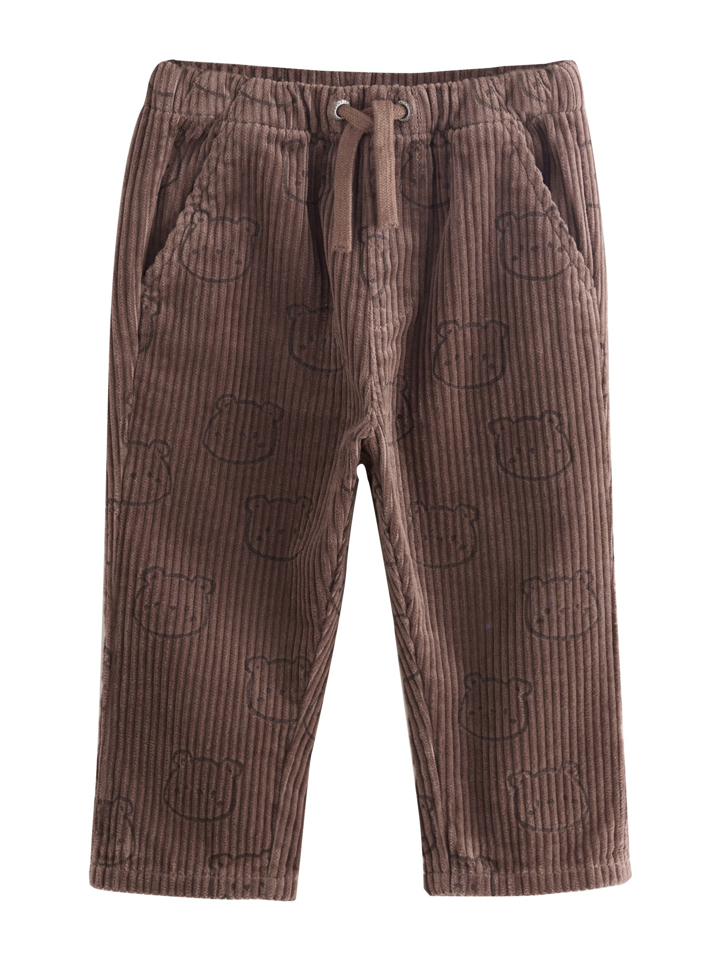 Next - regular Pantalón en marrón: frente