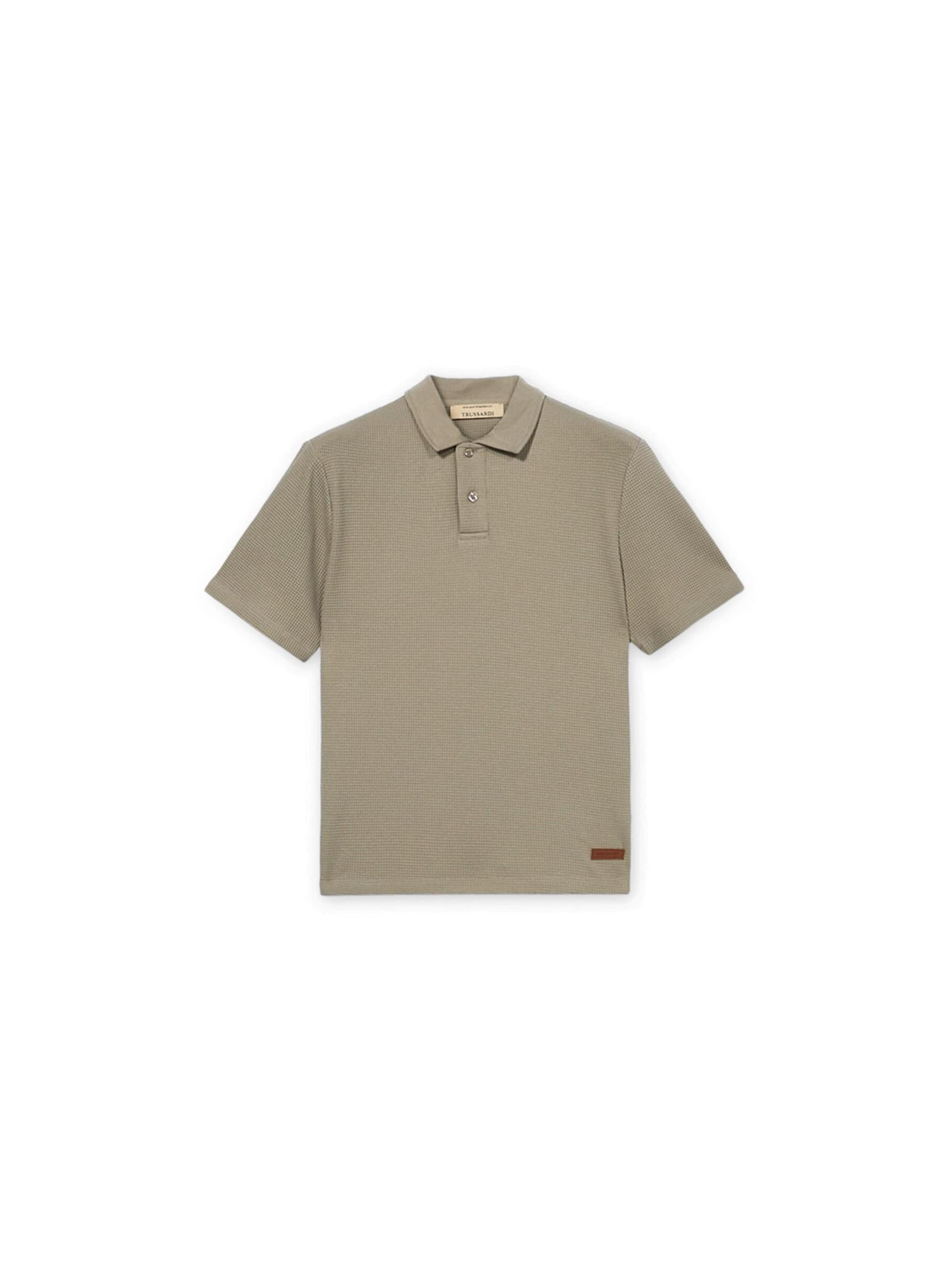 T-Shirt Trussardi en vert : devant