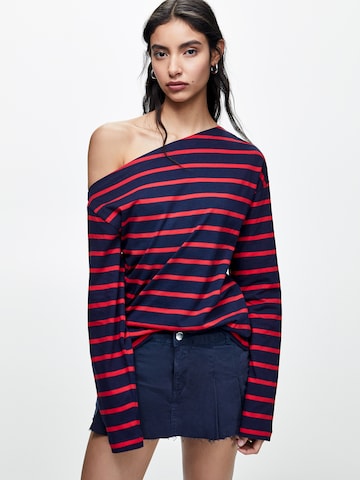 Pull&Bear Shirt in Rood: voorkant