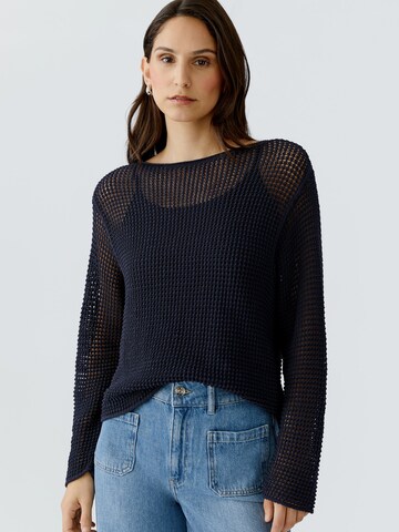 OUI Pullover in Blau: Vorderseite