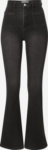 Dorothy Perkins Flared Jeans in Black: front