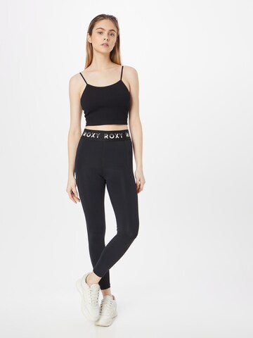 ROXY Skinny Spodnie sportowe w kolorze czarny