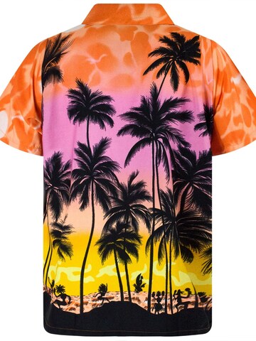 King Kameha Shirt 'Beach Eclectic' in Oranje