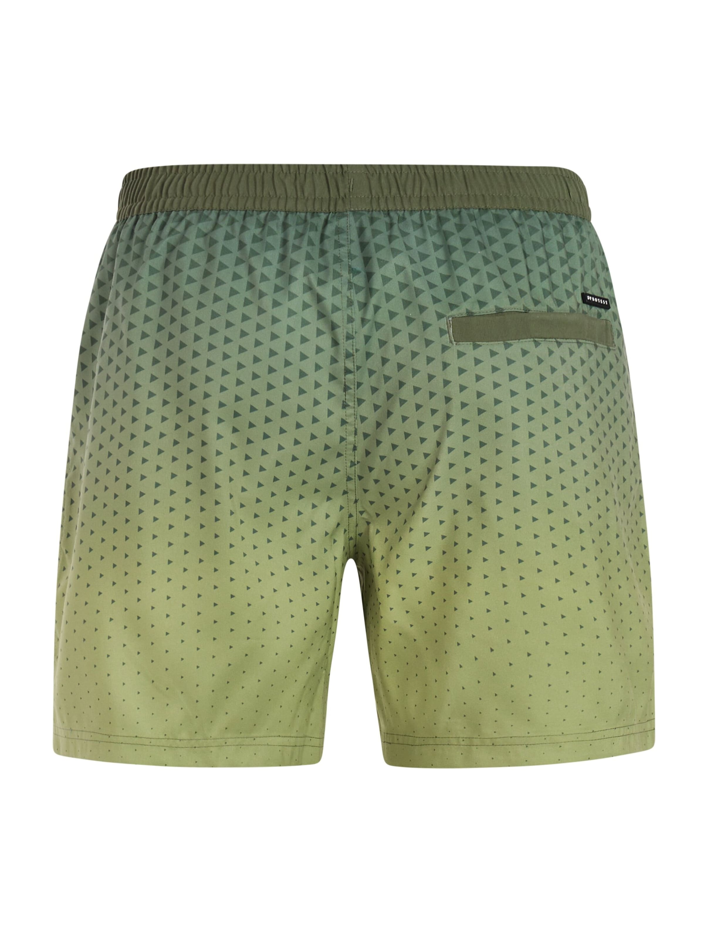 PROTEST Badeshorts 'PRTNorthaw'‌ in Grün
