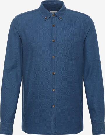 MUSTANG Regular fit Button Up Shirt in Blue: front