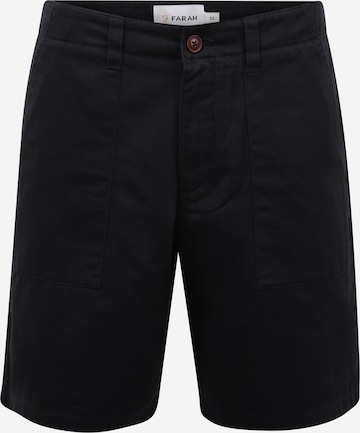 FARAH Regular Broek 'SEPEL' in Blauw: voorkant