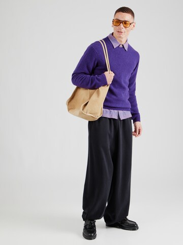 Casual Friday Pulover 'Karl' | vijolična barva