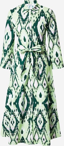 Liebesglück Sukienka koszulowa 'Yva' w kolorze zielony: przód