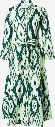 Liebesglück Kleid 'Yva' in grün / hellgrün / weiß, Produktansicht