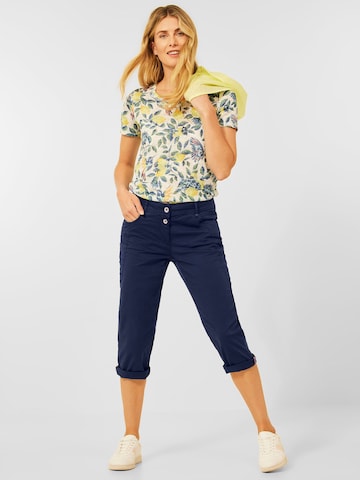 CECIL Regular Broek in Blauw