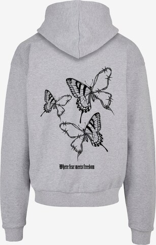 MJ Gonzales Sweatshirt 'Barbed Wings' in Grau