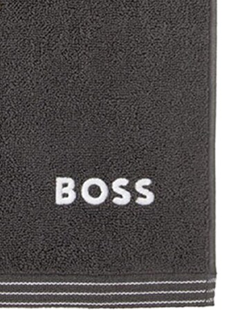 BOSS Home Towel 'EDGE' in Grey