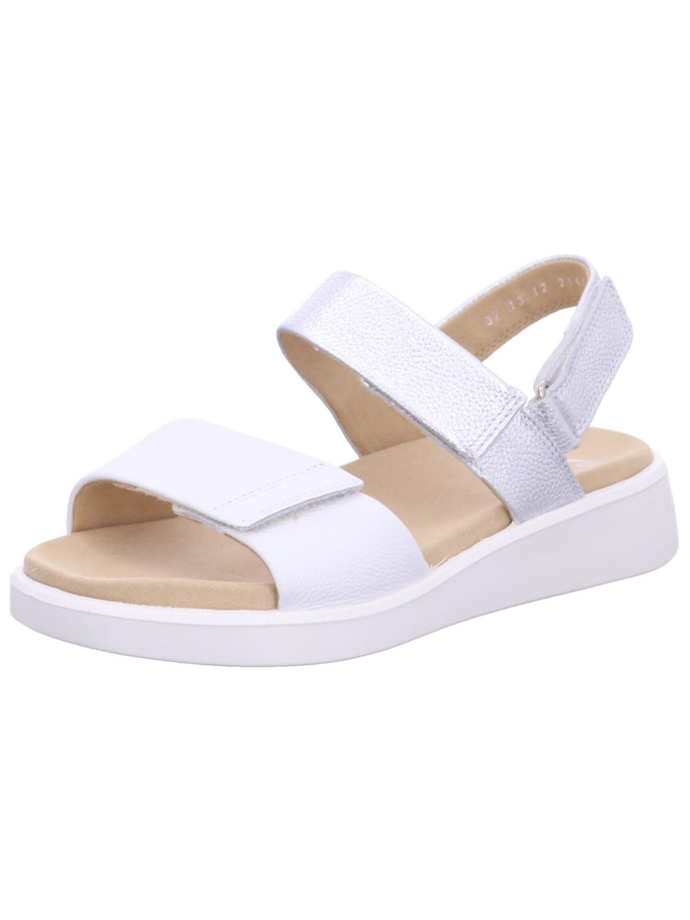 ARA - Sandalias 'Sandalette Damen 12-21401 04 Echtleder in weiß' en blanco: frente