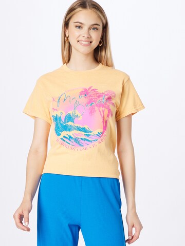 Tricou 'MAUI BEACH' de la River Island pe portocaliu: față