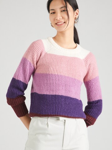 SAINT TROPEZ Pullover 'Brooklyn' i lilla: forside