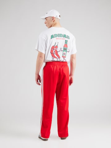 ADIDAS ORIGINALS Luźne Spodnie 'Adicolor Firebird' w kolorze czerwony