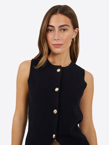 BRAVE SOUL Gebreide bodywarmer in Zwart