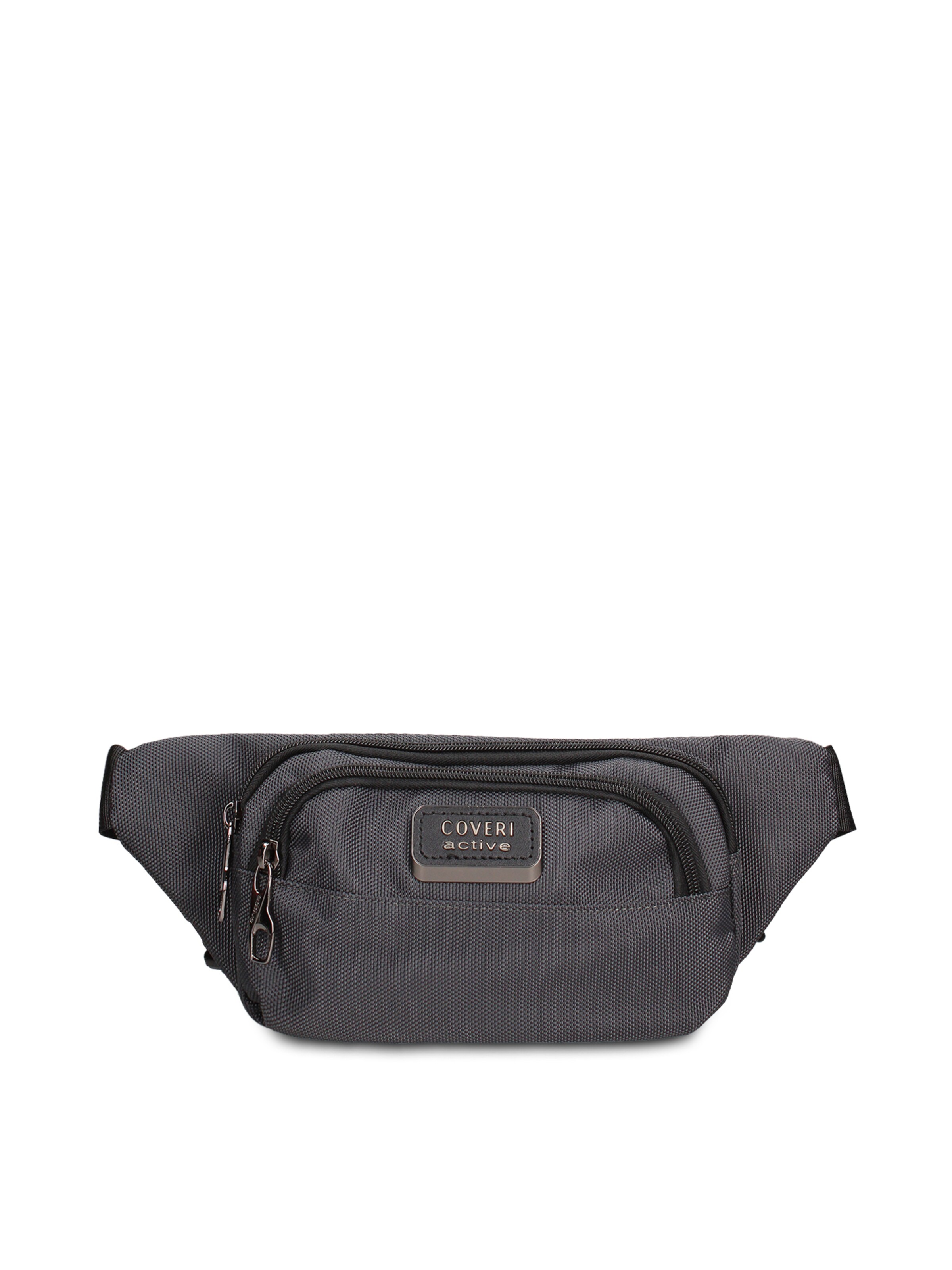 Marsupio di Coveri Collection in grigio: frontale