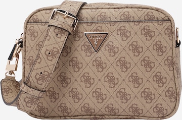 Sac à bandoulière 'MERIDIAN II CAMERA BAG' GUESS en marron : devant